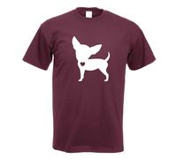 T-Shirt Silhouette Amour Chihuahua Imprimé Design Fun