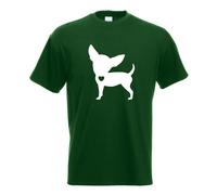 T-Shirt Silhouette Amour Chihuahua Imprimé Design Fun