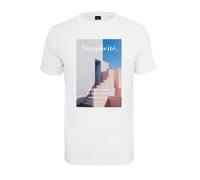 T-shirt Simplicite Mister Tee Blanc 2XL