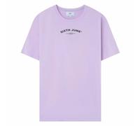 T-shirt Sixth June Curved Logo Backprint Violet S