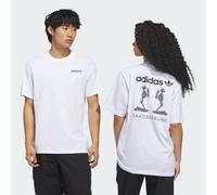 T-SHIRT SKATEBOARDING SKELETONS White M