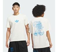 T-SHIRT SKATEBOARDING x KOGANCULT DRAGON Cream White / Lucid Ray Blue XS