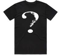 T Shirt Skull Mashup Question Mark What Tshirt for Men Short Sleev Top Tee Black S