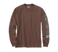 T-shirt Sleeve Logo Manches Longues - Marron B86 - CARHARTT - EK231 XXL