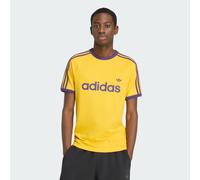 T-shirt slim 3 bandes Ringer Crew Yellow S