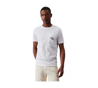 T-shirt Slim à Poche CORE MONOLOGO - Blanc éclatant - pour Homme - Taille XXL