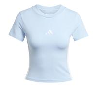 T-shirt adidas Essentials Slim Baby 3-Stripes manches courtes bleu femme - M