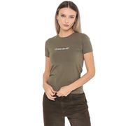 T-shirt slim femme Guess Gj Cn American Tr Vert M