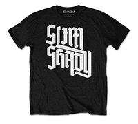 T-Shirt Slim Shady Slant pour Homme - Noir - Medium