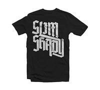 T-Shirt Slim Shady Slant pour Homme, Noir, S