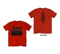 T-shirt slipknot 20th anni - tattered & torn unisexe noir taille s Noir G