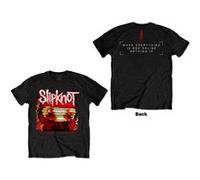 T-shirt slipknot chapeltown rag glitch unisexe noir taille xxl Noir G