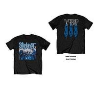 T-shirt slipknot iowa goat shadow unisexe blanc taille l Blanc G