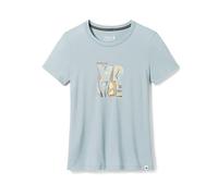 T-shirt Smartwool Carved Logo (lead) femme XS