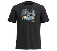 T-shirt Smartwool Vital Peaks Active Graphic Noir S
