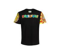 T-Shirt Sole Luna Rossifumi Heritage VR46 Moto GP Officiel Noir