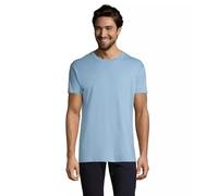 Sol’S Imperial - Tee-Shirt Homme Manches Courtes à col Rond - 100% Coton épais - Ciel - S