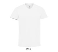 T-shirt - Sol's - Imperial V - Blanc - Coton - Manches courtes S