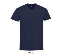 T-shirt - Sol's - Imperial V - Bleu - Manches courtes - Col V - 100% coton XXXL
