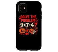 T-Shirt Solve The Problem 9x7+4 Meme 6.7 Halloween Horreur M Coque pour iPhone 11