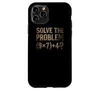 T-Shirt Solve The Problem 9x7+4 Meme 6.7 Halloween Horreur M Coque pour iPhone 11 Pro