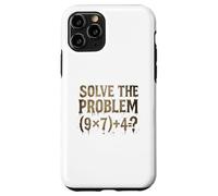 T-Shirt Solve The Problem 9x7+4 Meme 6.7 Halloween Horreur M Coque pour iPhone 11 Pro