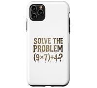 T-Shirt Solve The Problem 9x7+4 Meme 6.7 Halloween Horreur M Coque pour iPhone 11 Pro Max