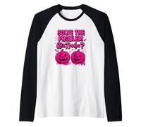 T-Shirt Solve The Problem 9x7+4 Meme 6 7 We Wear Pink Manche Raglan
