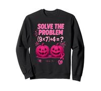 T-Shirt Solve The Problem 9x7+4 Meme 6 7 We Wear Pink Sweatshirt