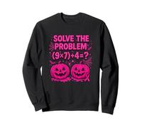 T-Shirt Solve The Problem 9x7+4 Meme 6 7 We Wear Pink Sweatshirt