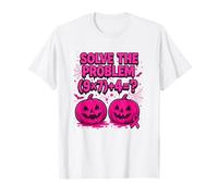 T-Shirt Solve The Problem 9x7+4 Meme 6 7 We Wear Pink T-Shirt