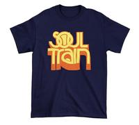 T-shirt Soul Train - Gladys Knight Disco Funk années 70 rétro, bleu marine, L