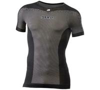 T-Shirt sous-Vêtements Technique Unisexe Manche Courte SIXS Black Carbone Light