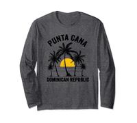 T-shirt souvenir de la plage Punta Cana République dominicaine 2021 Manche Longue