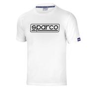 T-shirt Sparco Frame demi-manches TG XXL chemise en coton blanc avec logo