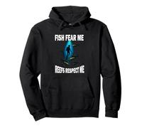 T-Shirt Spearfishing Plongée Fish Fear Me Reefs Respect Me Sweat à Capuche