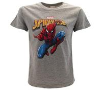 T-shirt Spiderman original Spider-Man Spider-Man pour homme, gris Marvel, maillot officiel - Rouge - L