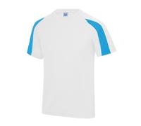 T-shirt sport contraste Just Cool, manches courtes, pour homme (S-2XL) (RW685)
