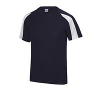 T-shirt sport contraste Just Cool, manches courtes, pour homme (S-2XL) (RW685)