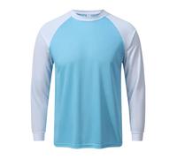 T Shirt Sport Homme à Manches Longues, Haut Grande Taille Color-Block Extensible Respirant Et à SéChage Rapide Top Casual Ample Pullover pour D'EntraîNement Musculaire La Course à Pied