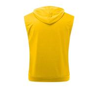 T Shirt Sport Homme Capuche- Gilets sans Manche Zippée Décontracté Couleur Unie avec Poche Et Coupe Slim Débardeur Confortable Passe-Partout Chic Tous Les Jours Top Style Streetwear Fitness Haut