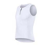 T Shirt Sport Homme Maillot de Cyclisme sans Manches à séchage Rapide for vélo de Route, Gilet Anti-Transpiration(White,M)