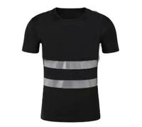 T Shirt Sport Homme T-Shirt De Travail RéFléChissant pour Homme Respirant LéGer IdéAl Construction Circulation RoutièRe Loisirs VêTement Professionnel SéCurité Visibilité Nocturne Confortable Durable