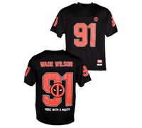 T-shirt Sport - MARVEL - Wade Wilson 91 - Col V - Manches courtes - Sérigraphie relief haute densité S