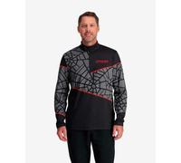 T-shirt Spyder Vital Half Zip à manches longues noir gris foncé. - M