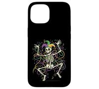 T-Shirt Squelette drôle Mardi Gras Danse Sauvage Carnaval Coque pour iPhone 15
