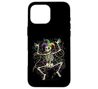 T-Shirt Squelette drôle Mardi Gras Danse Sauvage Carnaval Coque pour iPhone 16 Pro Max