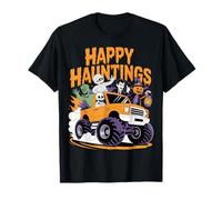 T-Shirt Squelette Zombie Vampire Monstre Camion Halloween T-Shirt