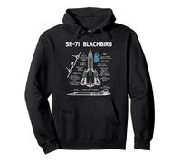 T-shirt SR-71 Blackbird Specs-SR-71 Blackbird Sweat à Capuche