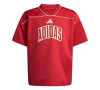 Adidas T-shirt Stadium Mesh Basketball en maille manches courtes enfant Rouge 13-14 ans